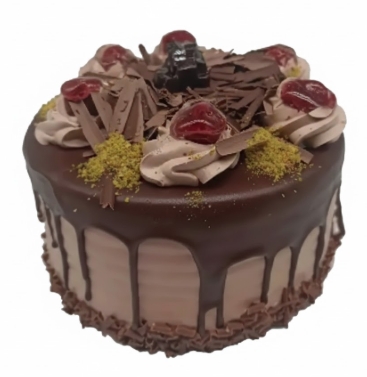 Geleneksel Pastane Tadında Günlük Çikolatalı Yaş Pasta